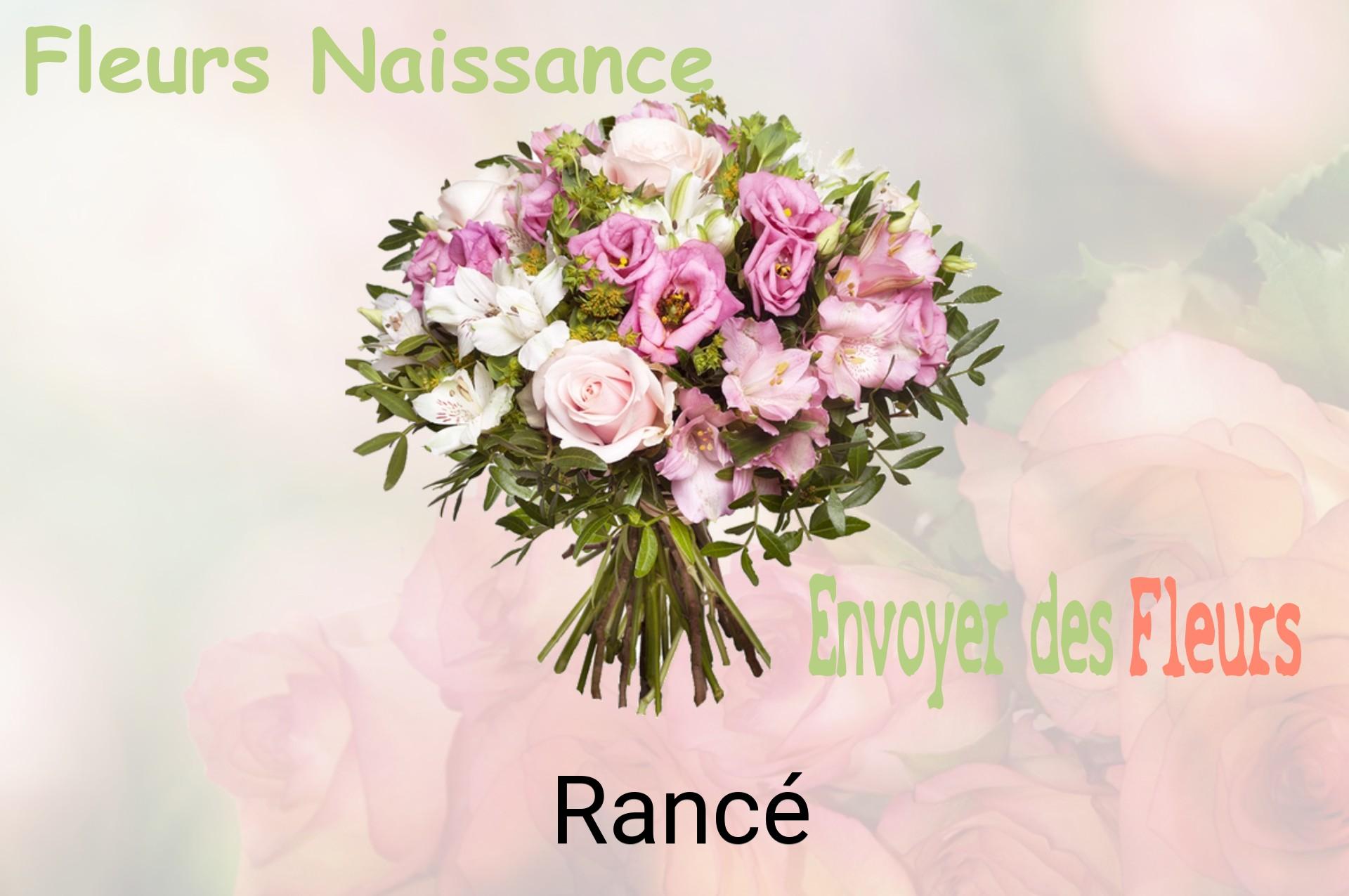 Bouquet de fleurs de naissance livré à Rancé